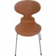 Sæt af 6 Arne Jacobsen Myre stole i cognac classic læder 1990'erne