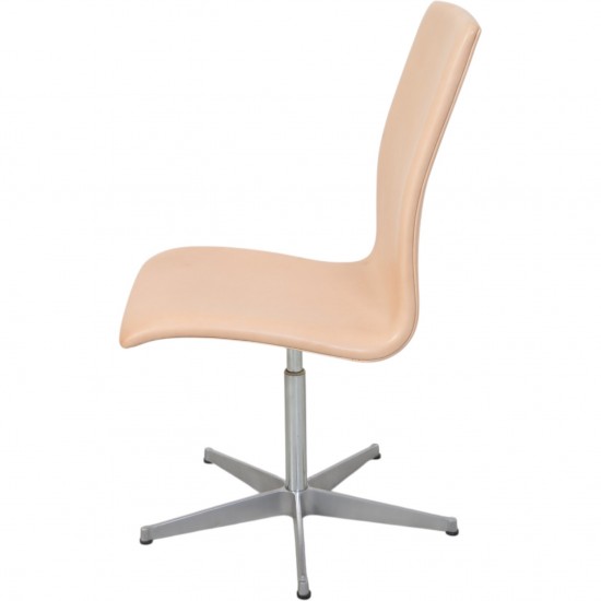 Arne Jacobsen Oxford stol i natur læder 1985