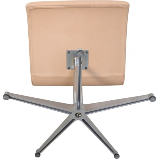 Arne Jacobsen Oxford stol i natur læder 1985