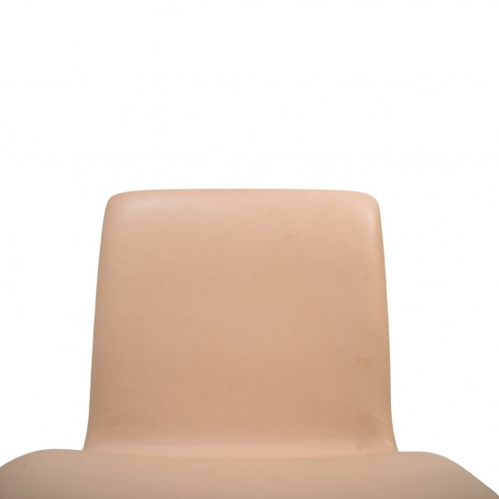 Arne Jacobsen Oxford stol i natur læder 1985