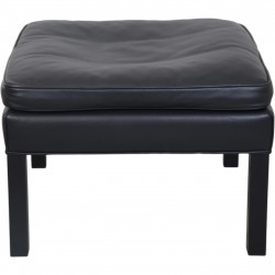 Børge Mogensen 2202 skammel i sort læder 1990'erne