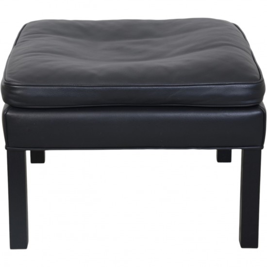 Børge Mogensen 2202 skammel i sort læder 1990'erne