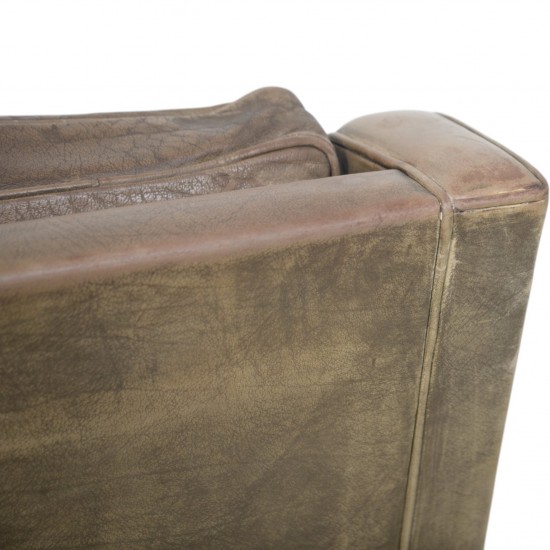 Børge Mogensen 2207 lænestol i patineret læder 1970'erne