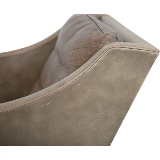 Børge Mogensen 2207 lænestol i patineret læder 1970'erne