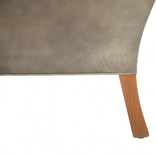 Børge Mogensen 2207 lænestol i patineret læder 1970'erne