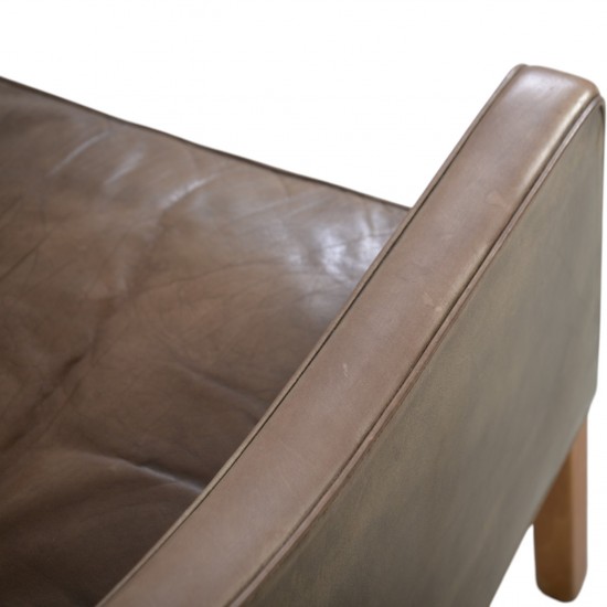 Børge Mogensen 2207 lænestol i patineret læder 1970'erne