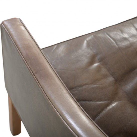 Børge Mogensen 2207 lænestol i patineret læder 1970'erne