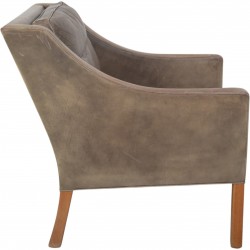 Børge Mogensen 2207 lænestol i patineret læder 1970'erne