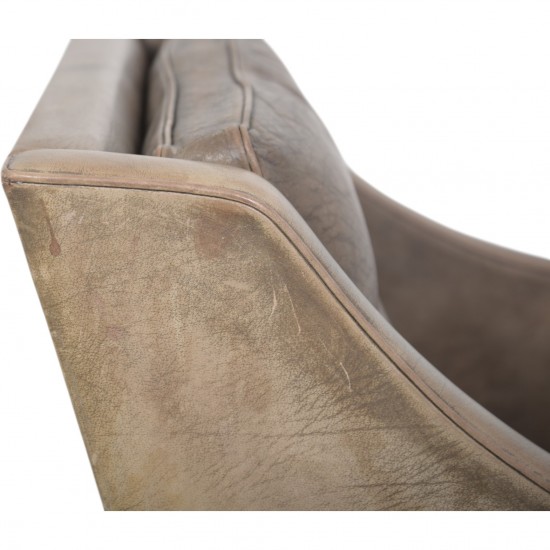 Børge Mogensen 2207 lænestol i patineret læder 1970'erne