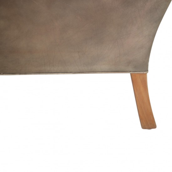 Børge Mogensen 2207 lænestol i patineret læder 1970'erne