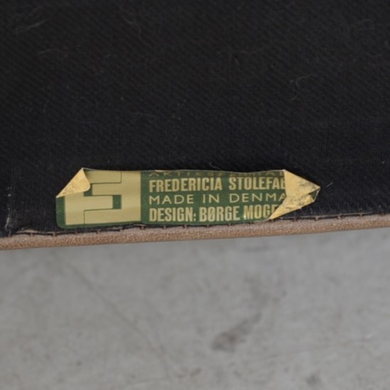 Børge Mogensen 2207 lænestol i patineret læder 1970'erne