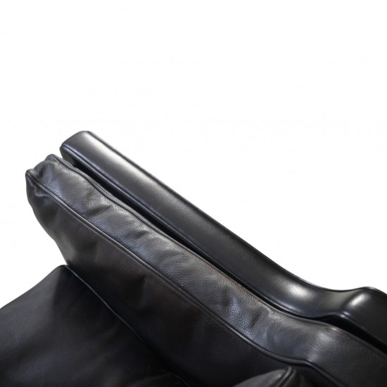 Børge Mogensen 2212 2.personers sofa i sort læder 1980'erne