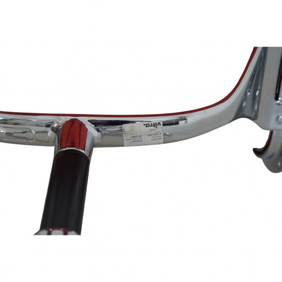 Charles Eames Ea-109 stol i rødt læder 2007