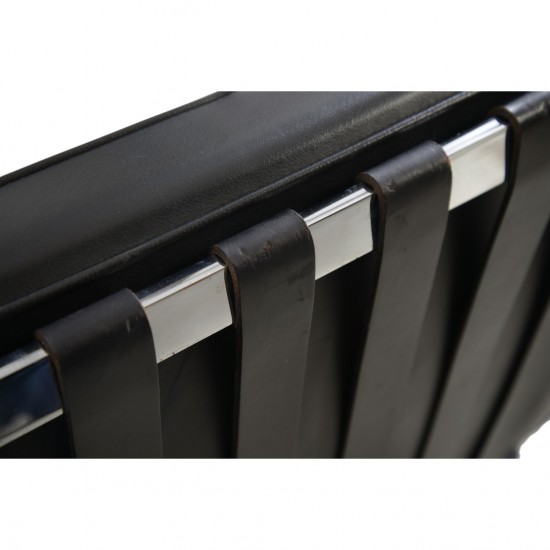 Ludwig Mies van der Rohe Barcelona stol i sort læder 2010'erne