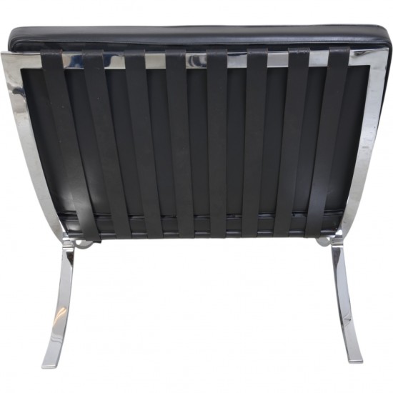 Ludwig Mies van der Rohe Barcelona stol i sort læder 2010'erne