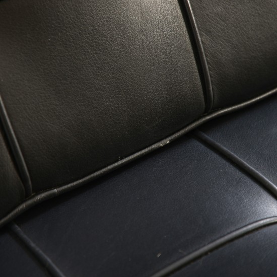 Ludwig Mies van der Rohe Barcelona stol i sort læder 2010'erne