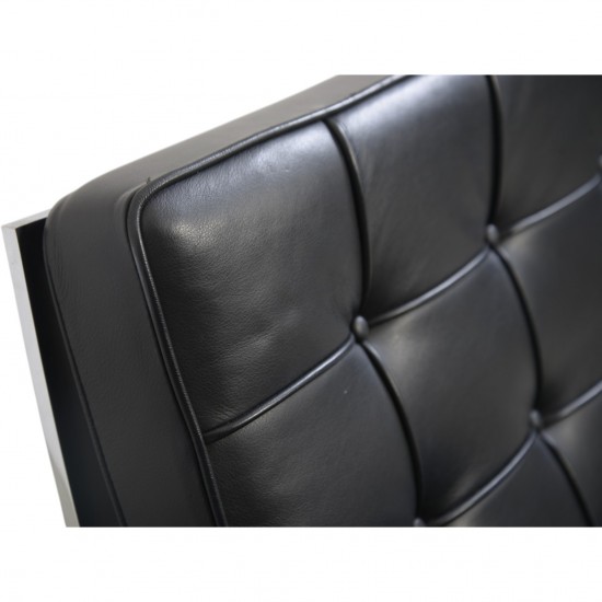 Ludwig Mies van der Rohe Barcelona stol i sort læder 2010'erne