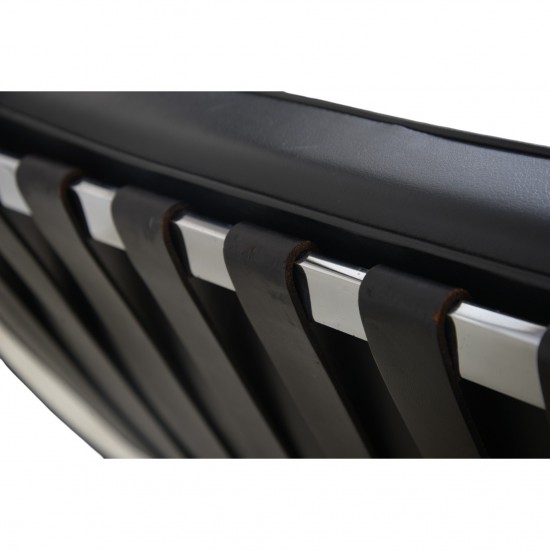 Ludwig Mies van der Rohe Barcelona stol i sort læder 2010'erne