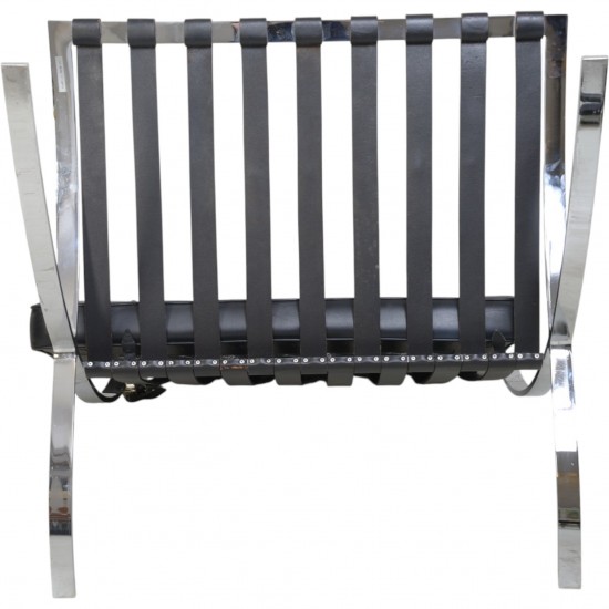 Ludwig Mies van der Rohe Barcelona stol i sort læder 2010'erne