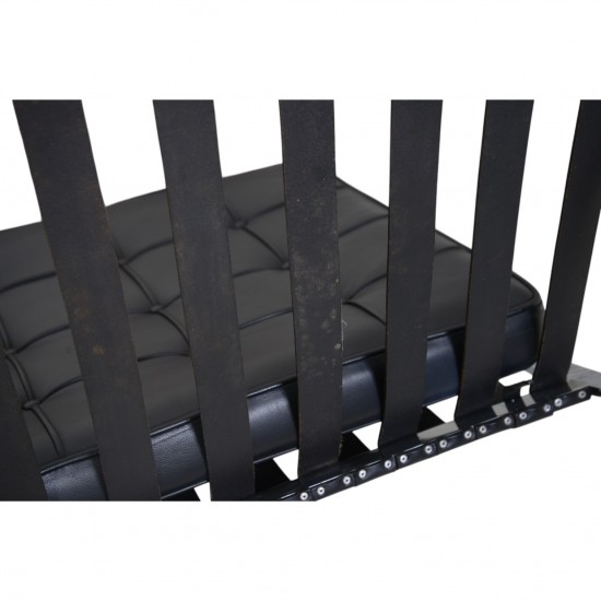 Ludwig Mies van der Rohe Barcelona stol i sort læder 2010'erne