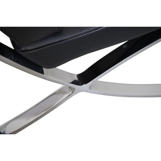 Ludwig Mies van der Rohe Barcelona stol i sort læder 2010'erne