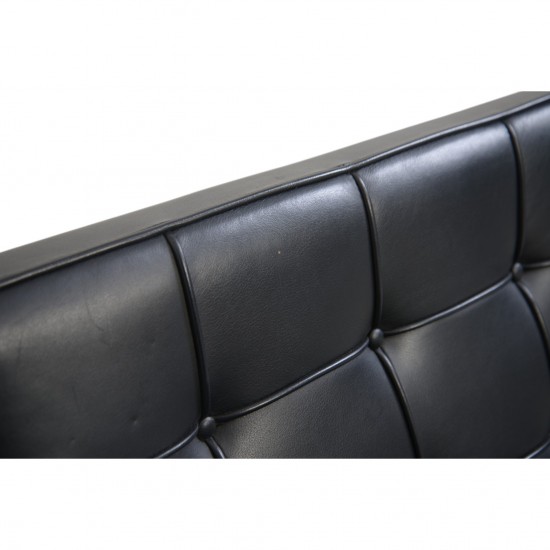 Ludwig Mies van der Rohe Barcelona stol i sort læder 2010'erne