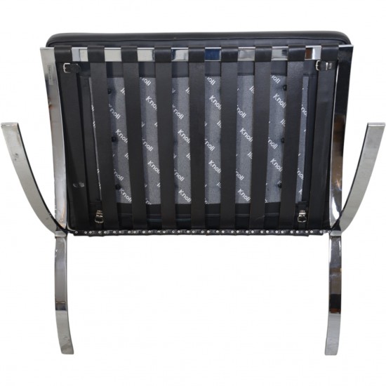 Ludwig Mies van der Rohe Barcelona stol i sort læder 2010'erne