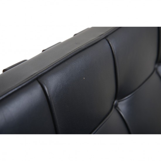 Ludwig Mies van der Rohe Barcelona stol i sort læder 2010'erne