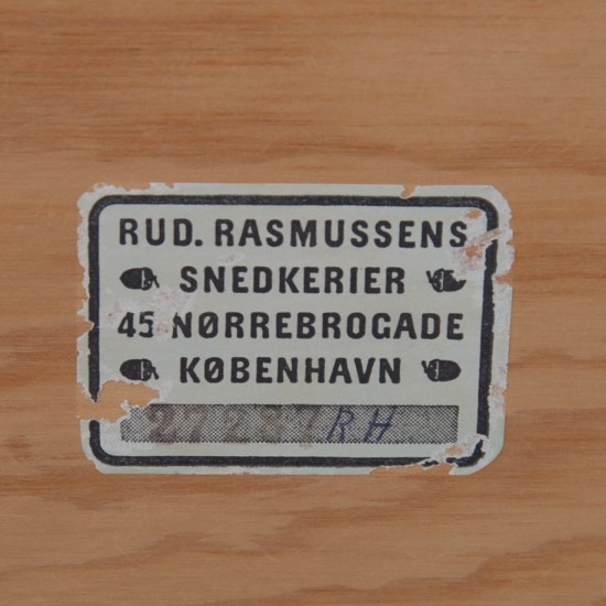 Mogens Koch Bogkasse af mahogni 1980'erne