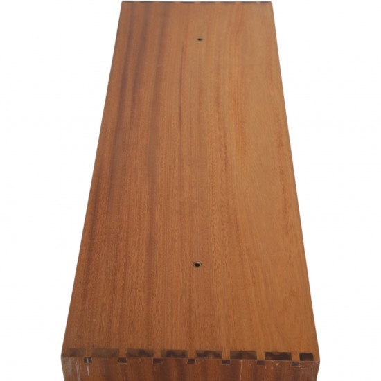 Mogens Koch Bogkasse af mahogni 1980'erne