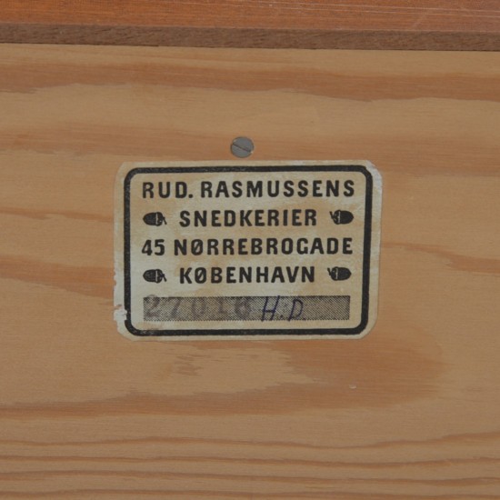 Mogens Koch Bogkasse af mahogni 1980'erne