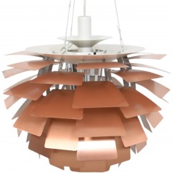 Poul Henningsen kobber Kogle lampe 60 Cm 1980'erne