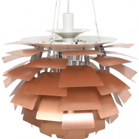 Poul Henningsen kobber Kogle lampe 60 Cm 1980'erne