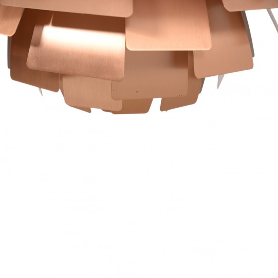 Poul Henningsen kobber Kogle lampe 60 Cm 1980'erne