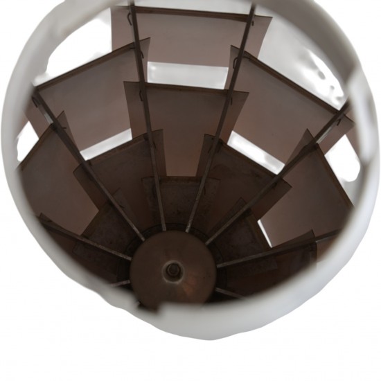 Poul Henningsen kobber Kogle lampe 60 Cm 1980'erne