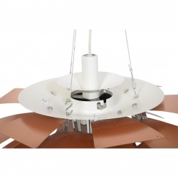 Poul Henningsen kobber Kogle lampe 60 Cm 1980'erne