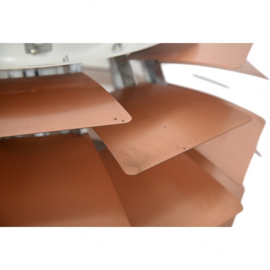 Poul Henningsen kobber Kogle lampe 60 Cm 1980'erne