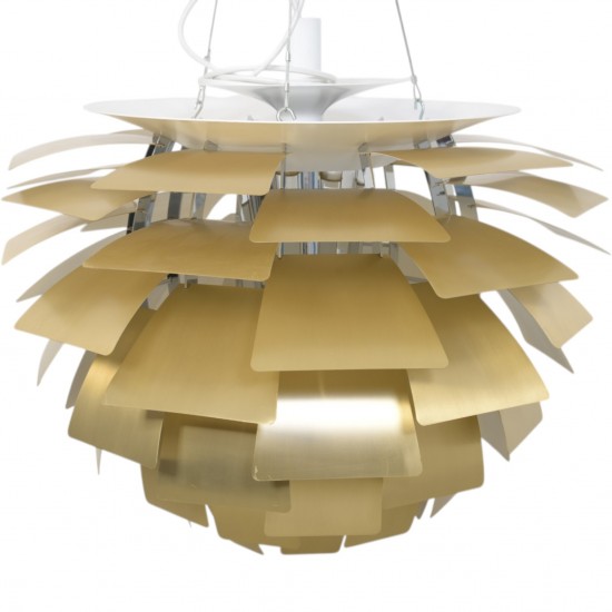 Poul Henningsen messing Kogle lampe 72 Cm 2019