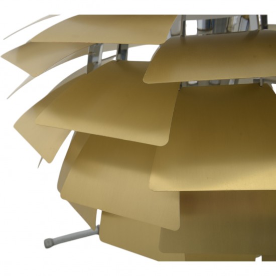 Poul Henningsen messing Kogle lampe 72 Cm 2019