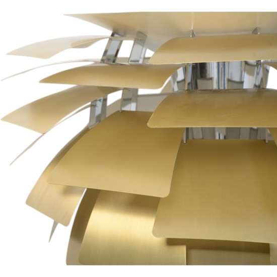 Poul Henningsen messing Kogle lampe 72 Cm 2019