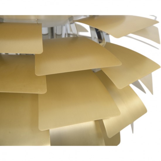 Poul Henningsen messing Kogle lampe 72 Cm 2019