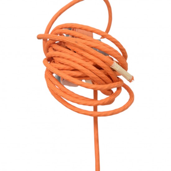 Verner Panton sæt på 2 orange flower pot lamper 2000'erne