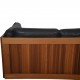 Dansk design sofa 3.pers i sort læder