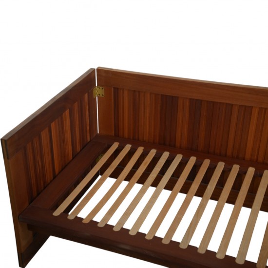 Dansk design sofa 3.pers i sort læder