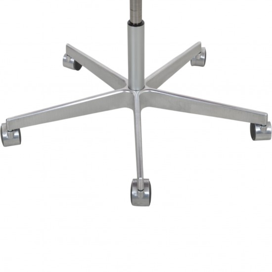 Arne Jacobsen høj Oxford kontorstol i rødt Essential læder 2014