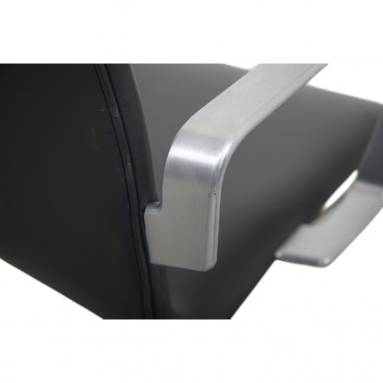 Arne Jacobsen Oxford kontorstol i sort Essential læder 2007