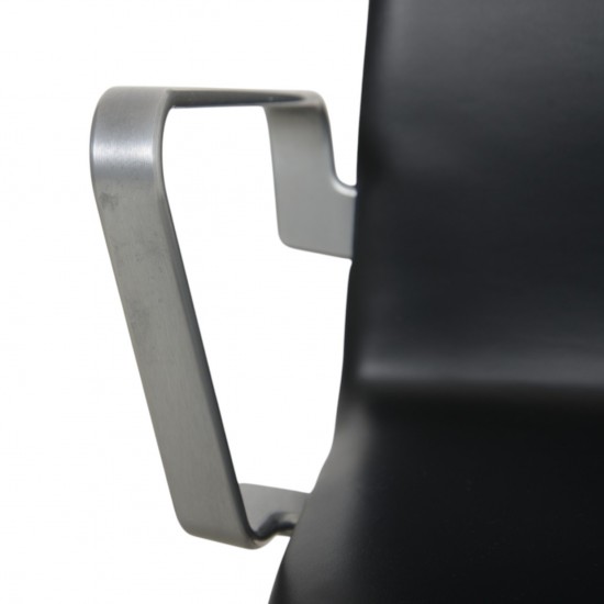 Arne Jacobsen Oxford kontorstol i sort Essential læder 2007