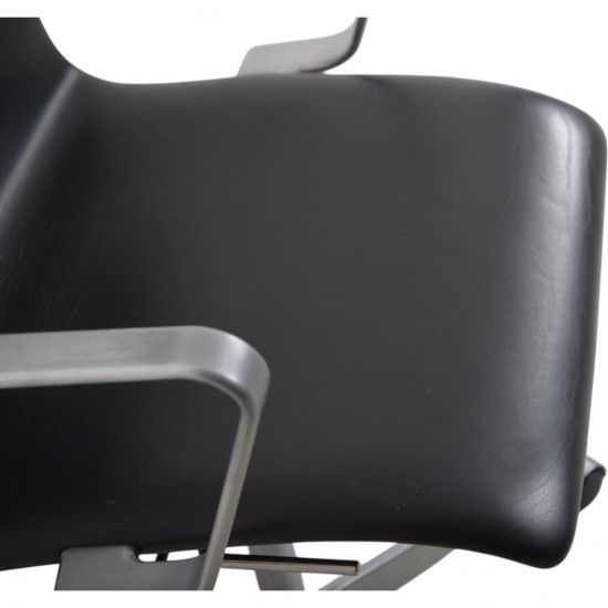 Arne Jacobsen Oxford kontorstol i sort Essential læder 2007