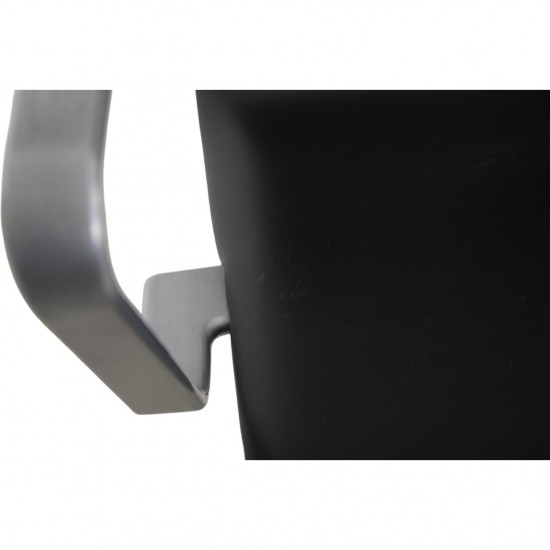 Arne Jacobsen Oxford kontorstol i sort Essential læder 2007