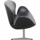 Arne Jacobsen Svane sofa i sort læder 2006